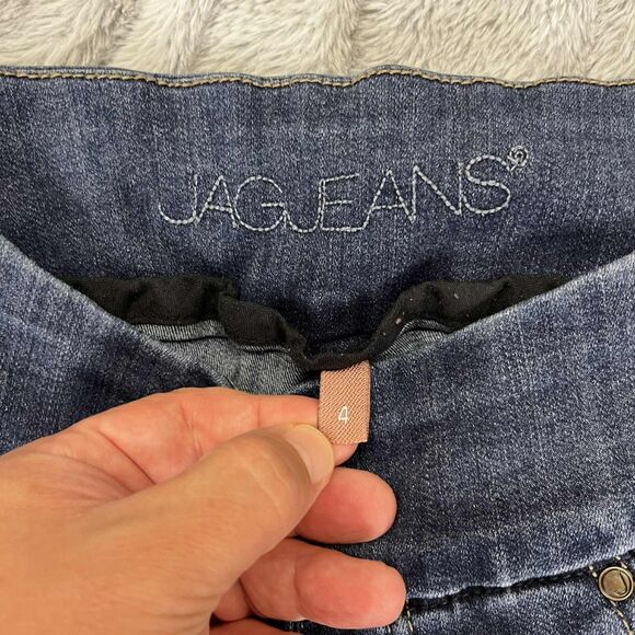 Jag Jeans Womens 4 High Rise Skinny Dark Wash Pull On Jeggings Stretch Everyday - Picture 4 of 10